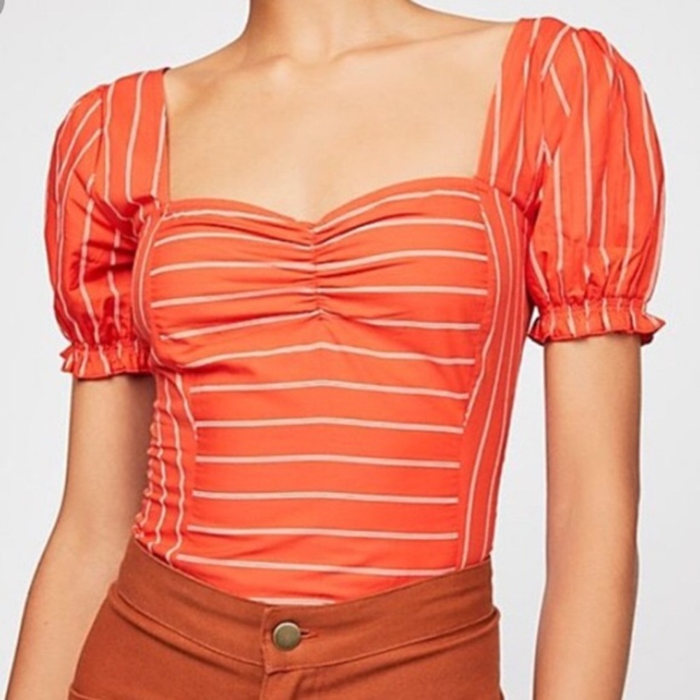 free people rose garden top